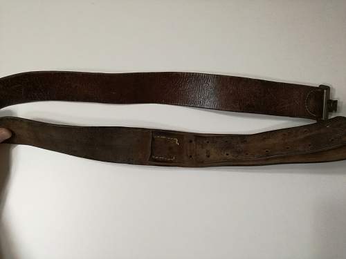 Austro-hungarian leather belt and brass buckle. Good or fake?