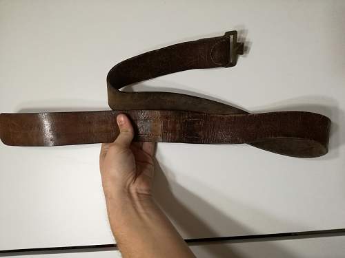 Austro-hungarian leather belt and brass buckle. Good or fake?