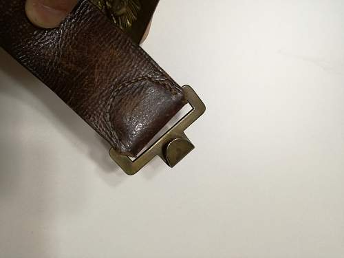 Austro-hungarian leather belt and brass buckle. Good or fake?