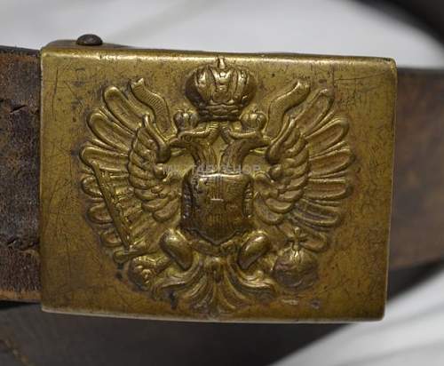 Austro-hungarian leather belt and brass buckle. Good or fake?