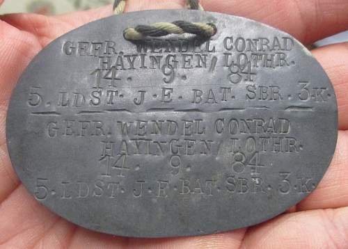 Info sought on a German dogtag