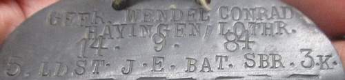 Info sought on a German dogtag