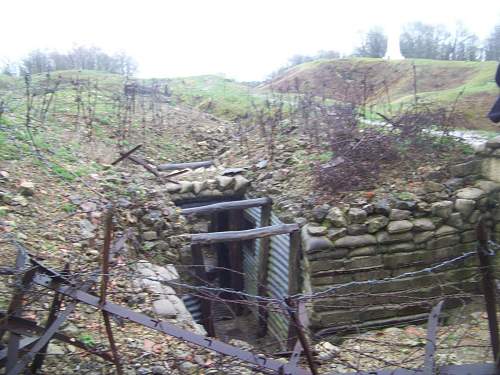 German trench line in Meuse Argonne