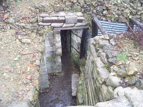 German trench line in Meuse Argonne