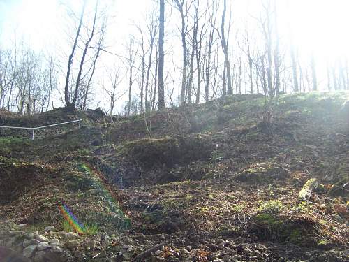 German trench line in Meuse Argonne