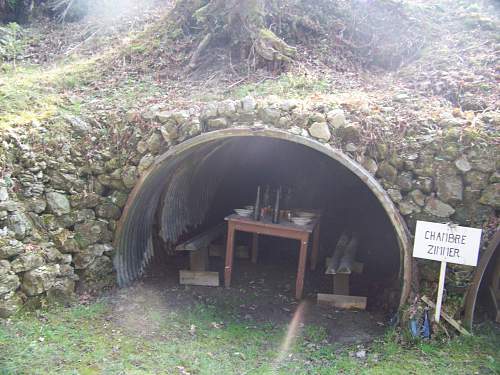 German trench line in Meuse Argonne