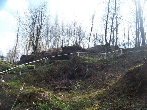 German trench line in Meuse Argonne