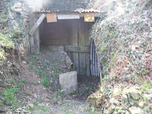 German trench line in Meuse Argonne