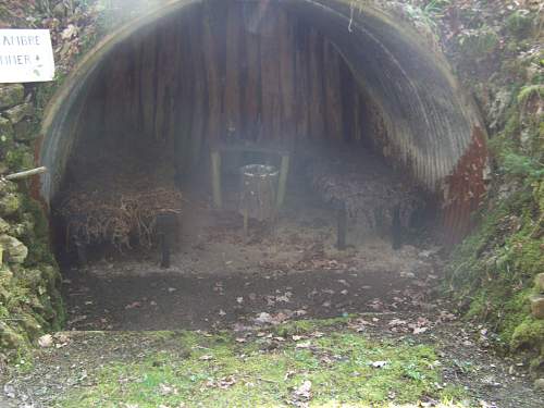 German trench line in Meuse Argonne