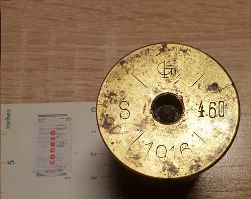 WW1 flare? shell case      Georg Roth Wien 1916 marked