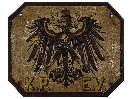XIV. Armee-Korps metal signs