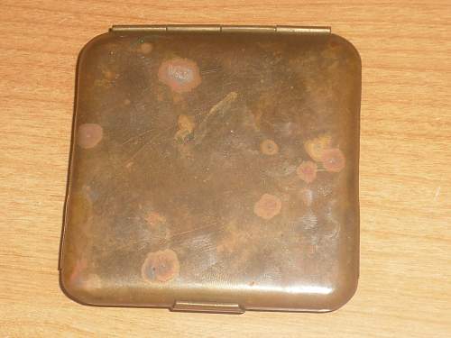 WWI German brass Cigarette case???