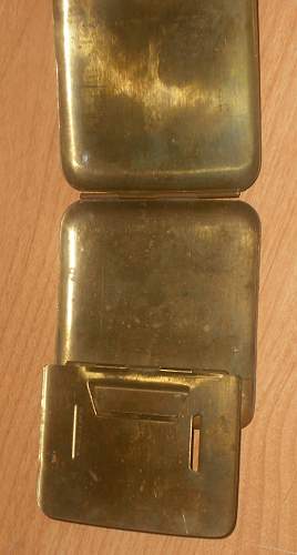 WWI German brass Cigarette case???