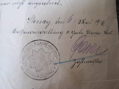 WWI Document Finds