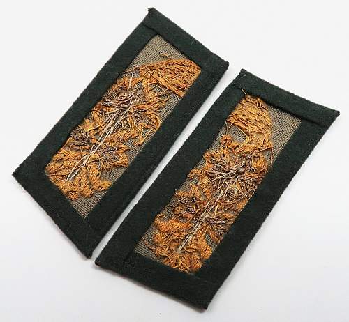 Imperial German General's collar tabs