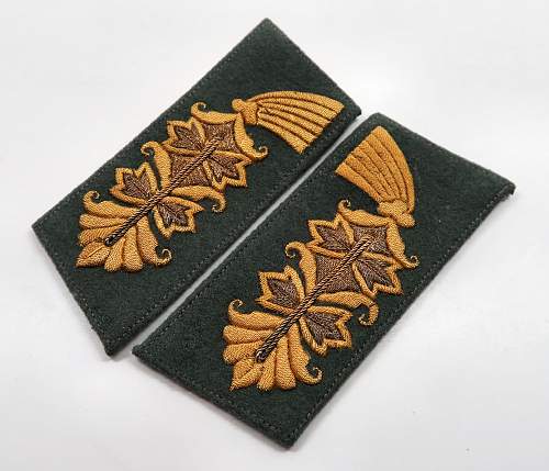 Imperial German General's collar tabs