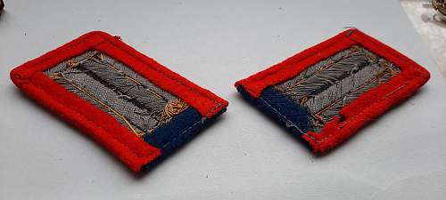 Prusian medic officer collar patches