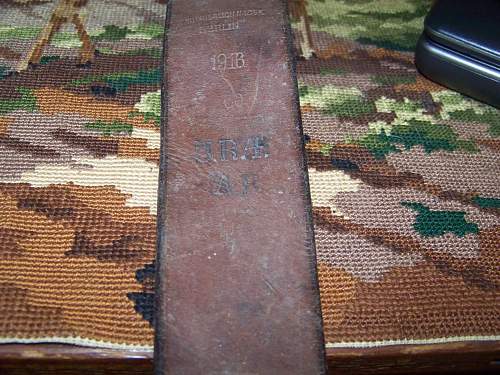WW1 straps on ww2 backpack from Normandy