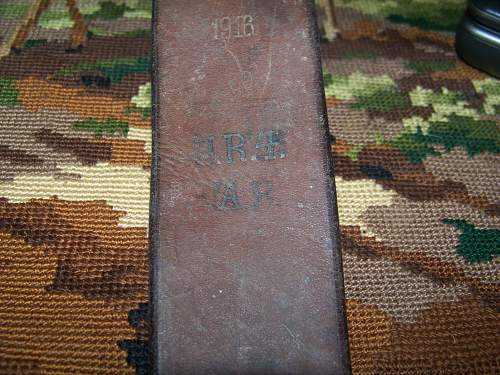 WW1 straps on ww2 backpack from Normandy