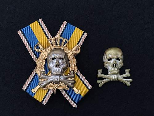 Brunswick Veteran Badges With Skulls