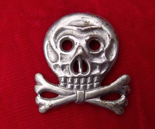 Brunswick Hussars Skull Enlisted Man version