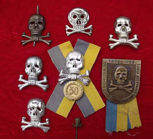 Brunswick Hussars Skull Enlisted Man version