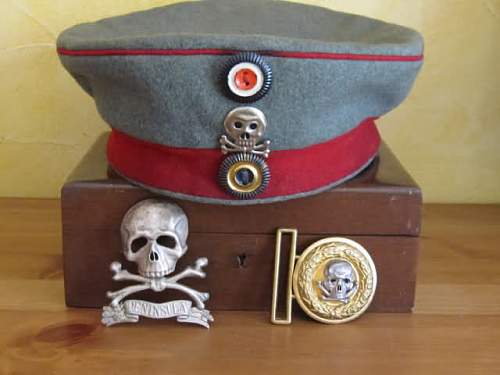 Brunswick Hussars Skull Enlisted Man version