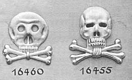 Brunswick Hussars Skull Enlisted Man version
