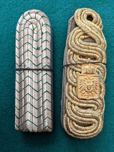 Imperial German Administrative Shoulder Boards