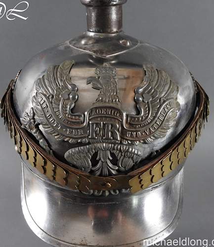 Prussian NCO Cuirassier Cavalry Helmet