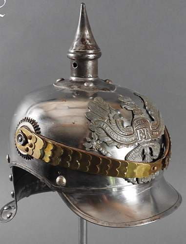 Prussian NCO Cuirassier Cavalry Helmet