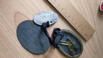 German WW1 Dog Tag Group, Machine Gun Battalion