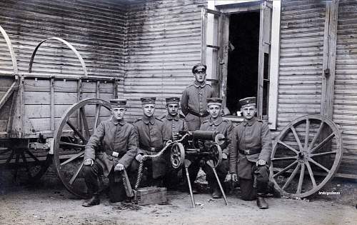 German WW1 Dog Tag Group, Machine Gun Battalion