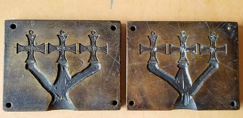 1914 Iron Cross Casting Molds