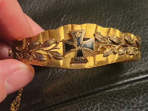 WWI German souvenir bracelet