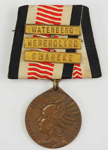 The Kaiser's men’s medals