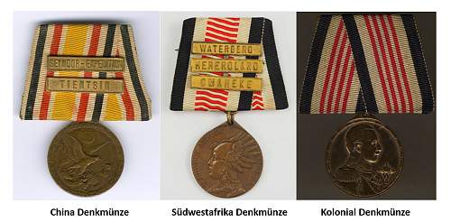 The Kaiser's men’s medals