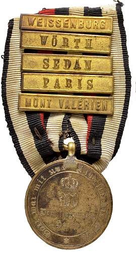 The Kaiser's men’s medals