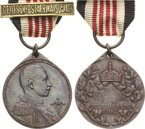 The Kaiser's men’s medals