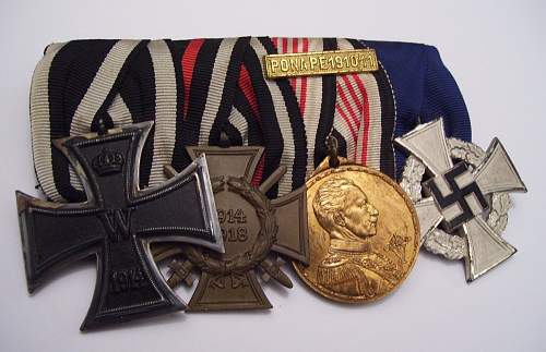 The Kaiser's men’s medals