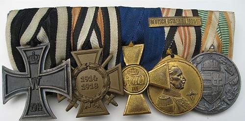 The Kaiser's men’s medals