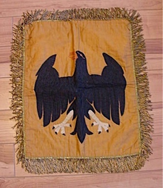 German Banner with eagle looks all hand made.