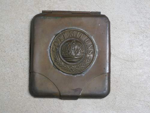 WW1 cigarette case