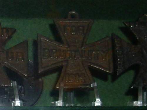 Views on British iron cross used for propaganda ? Do you think its a fake ?