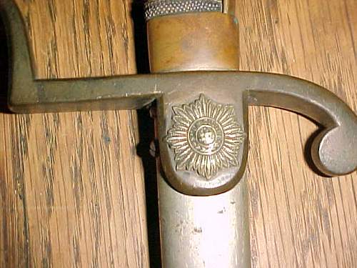 Imperial German sword.