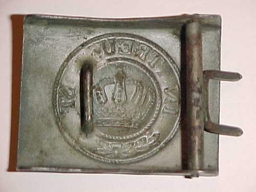 Some Imperial buckles.