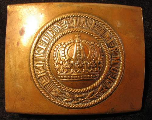 Some Imperial buckles.