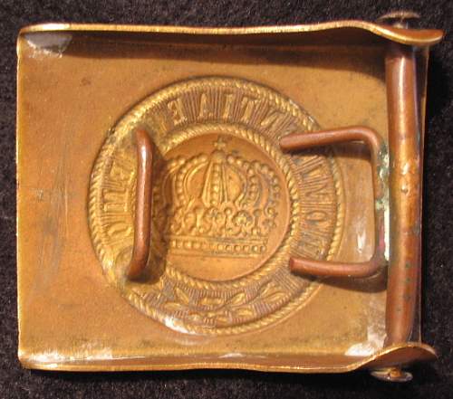 Some Imperial buckles.