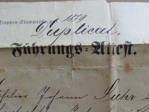 1879 Prußian Militär Paß document - help please!