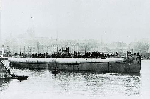 Cargo Submarine U-Deutschland Artifacts and Model